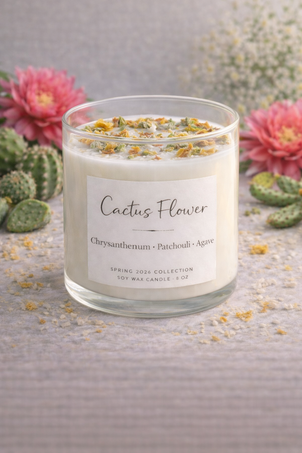 Cactus Flower – MOON SPIRIT CANDLES