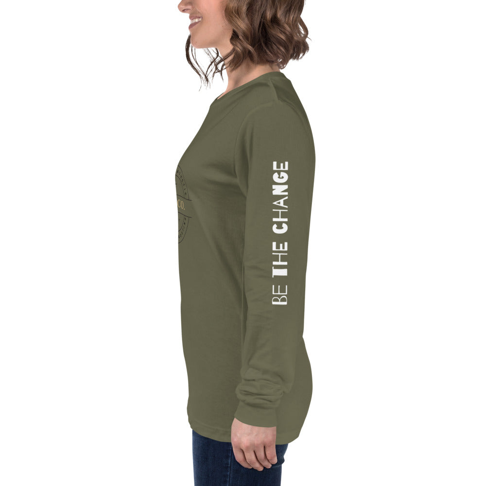 Be The Change Unisex Long Sleeve Tee